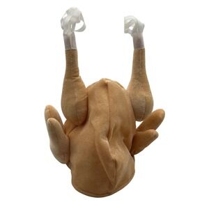 Novelty Turkey Hat‎ Plush Thanksgiving Costume Holiday Party Outfit Adult